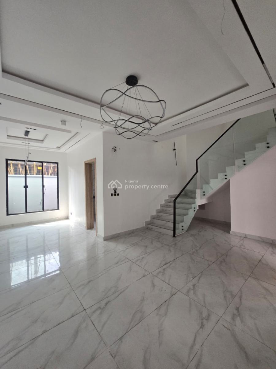 Exquisitely Modern Designed Serviced 4 Bedroom Terrace with a Room Bq, Lekki Phase 1, Lekki, Lagos, Terraced Duplex for Sale