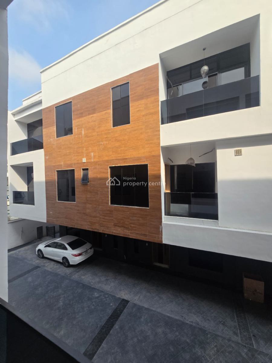 State of The Art Luxury Serviced 4 Bedroom Terrace with a Room Bq, Lekki Phase 1, Lekki, Lagos, Terraced Duplex for Rent