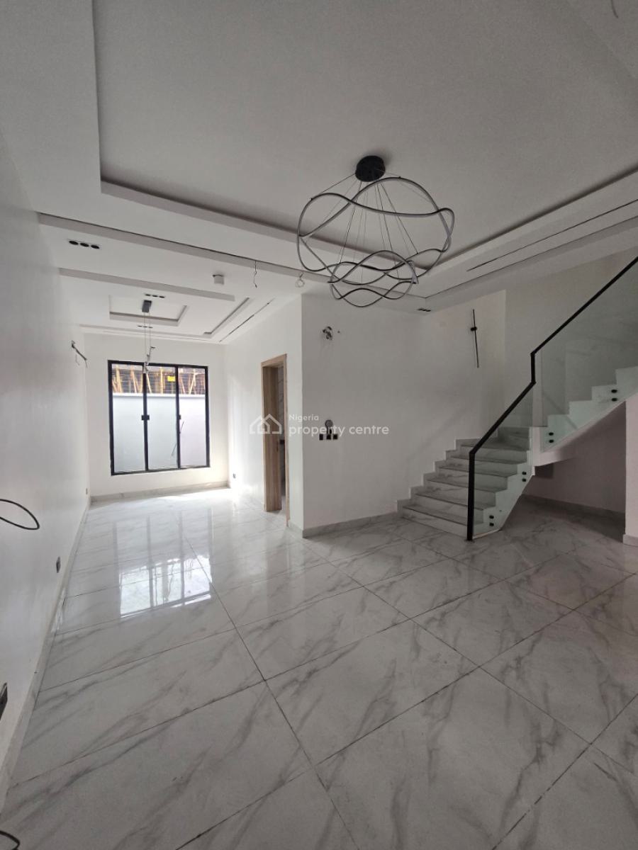 State of The Art Luxury Serviced 4 Bedroom Terrace with a Room Bq, Lekki Phase 1, Lekki, Lagos, Terraced Duplex for Rent