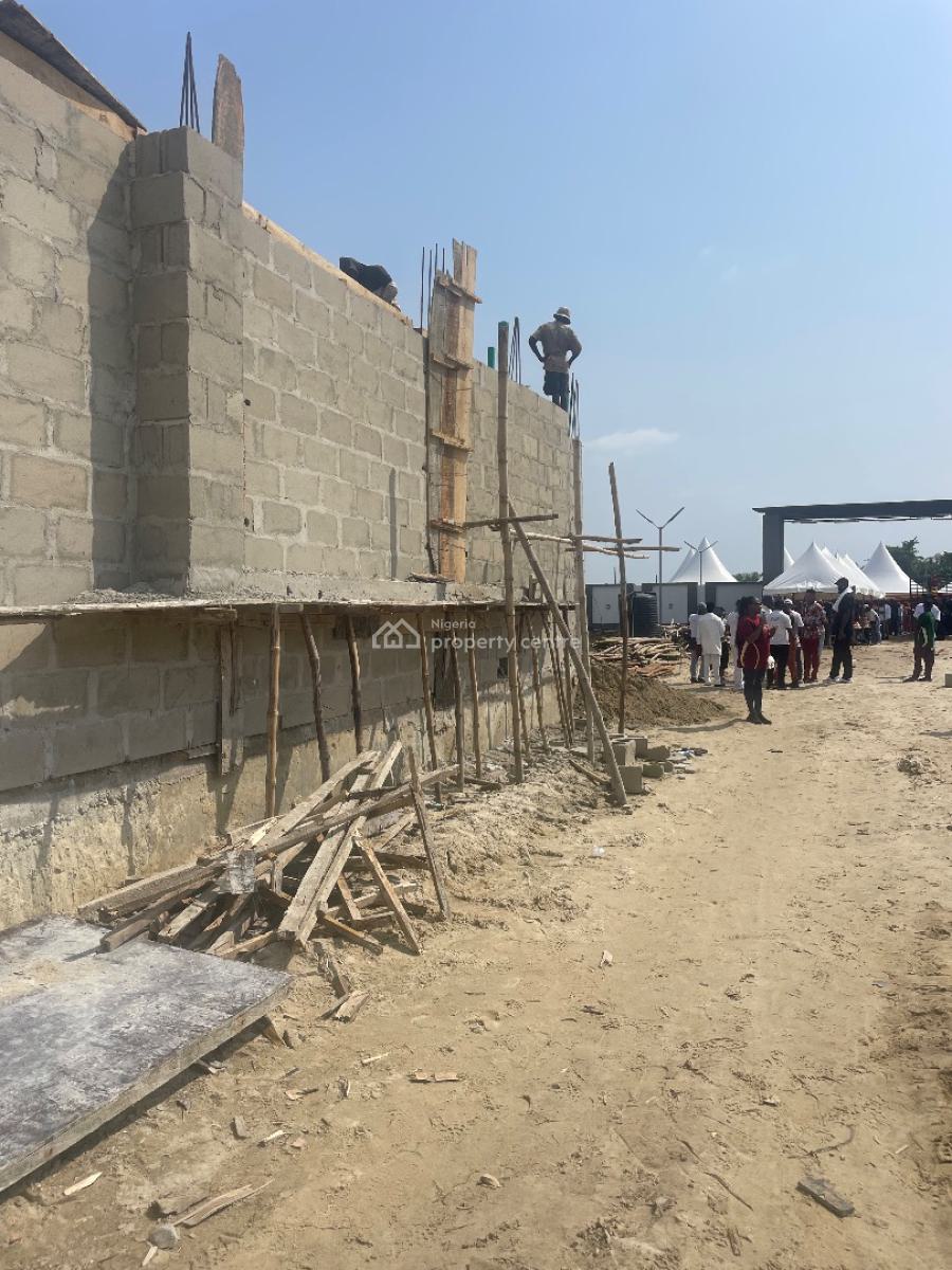 New Built 3 Bedroom Terrace Tripplex with Bq, Watch Tower Located Watch Tower Road Close to Lakowe Golf, Lakowe, Ibeju Lekki, Lagos, Terraced Duplex for Sale