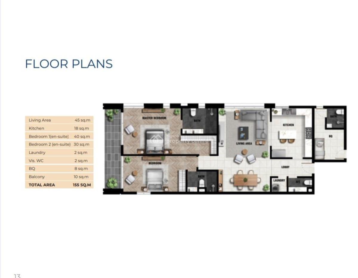 Prestigious 2 Bedroom Apartment with Great Facilities (off-plan), Victoria Island (vi), Lagos, Flat / Apartment for Sale