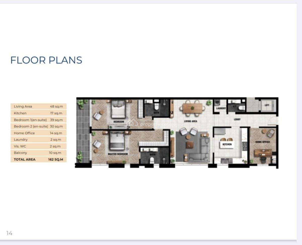 Prestigious 2 Bedroom Apartment with Great Facilities (off-plan), Victoria Island (vi), Lagos, Flat / Apartment for Sale