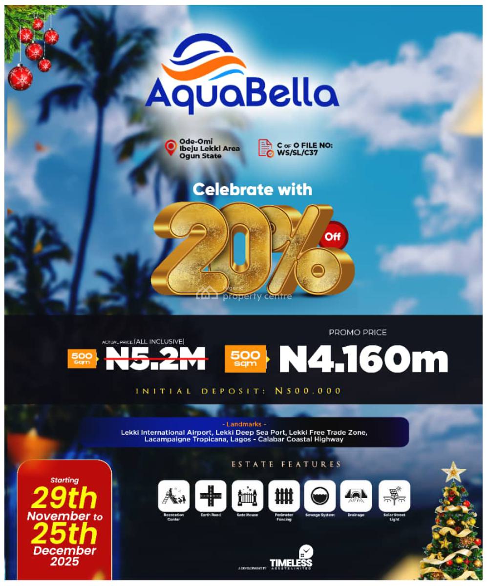 Beachfront Land, Ode Omi, Ibeju Lekki, Lagos, Land for Sale