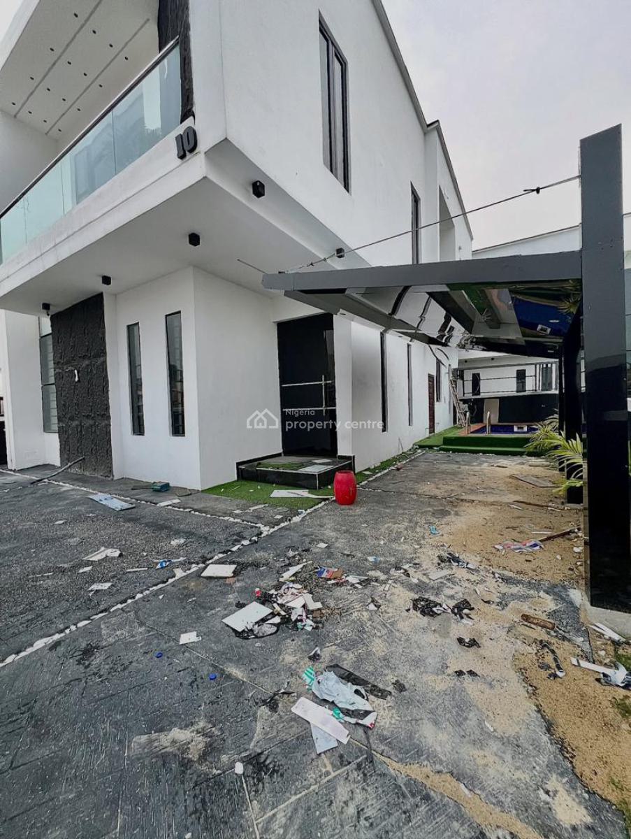 Contemporary 4 Bedroom Fully Detached Duplex with Swimming Pool, Ikota, Lekki, Lagos, Detached Duplex for Rent