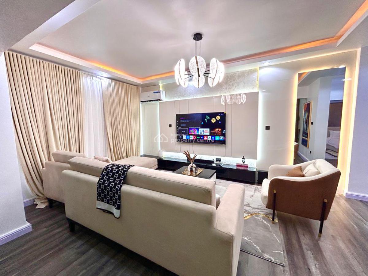 Amazingly Furnished 1-bedroom Apartment with Pool, Gym and Balcony, Osborne Foreshore Estate Phase 2,, Ikoyi, Lagos, Mini Flat (room and Parlour) Short Let
