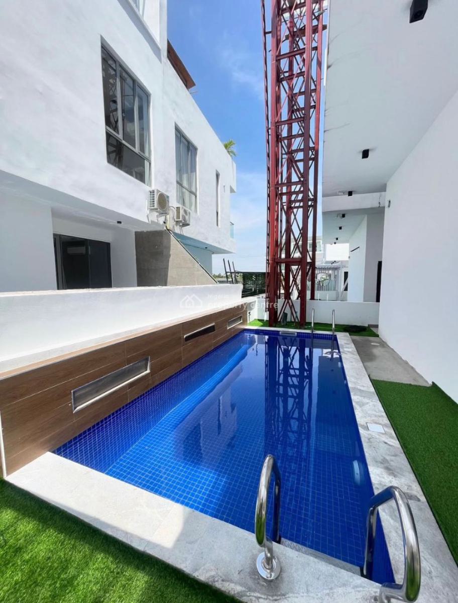 Brand New 4-bedroom Terrace Duplex with Bq, Swimming Pool & Gym *, Orchid Road, Lekki, Lagos, Terraced Duplex for Rent