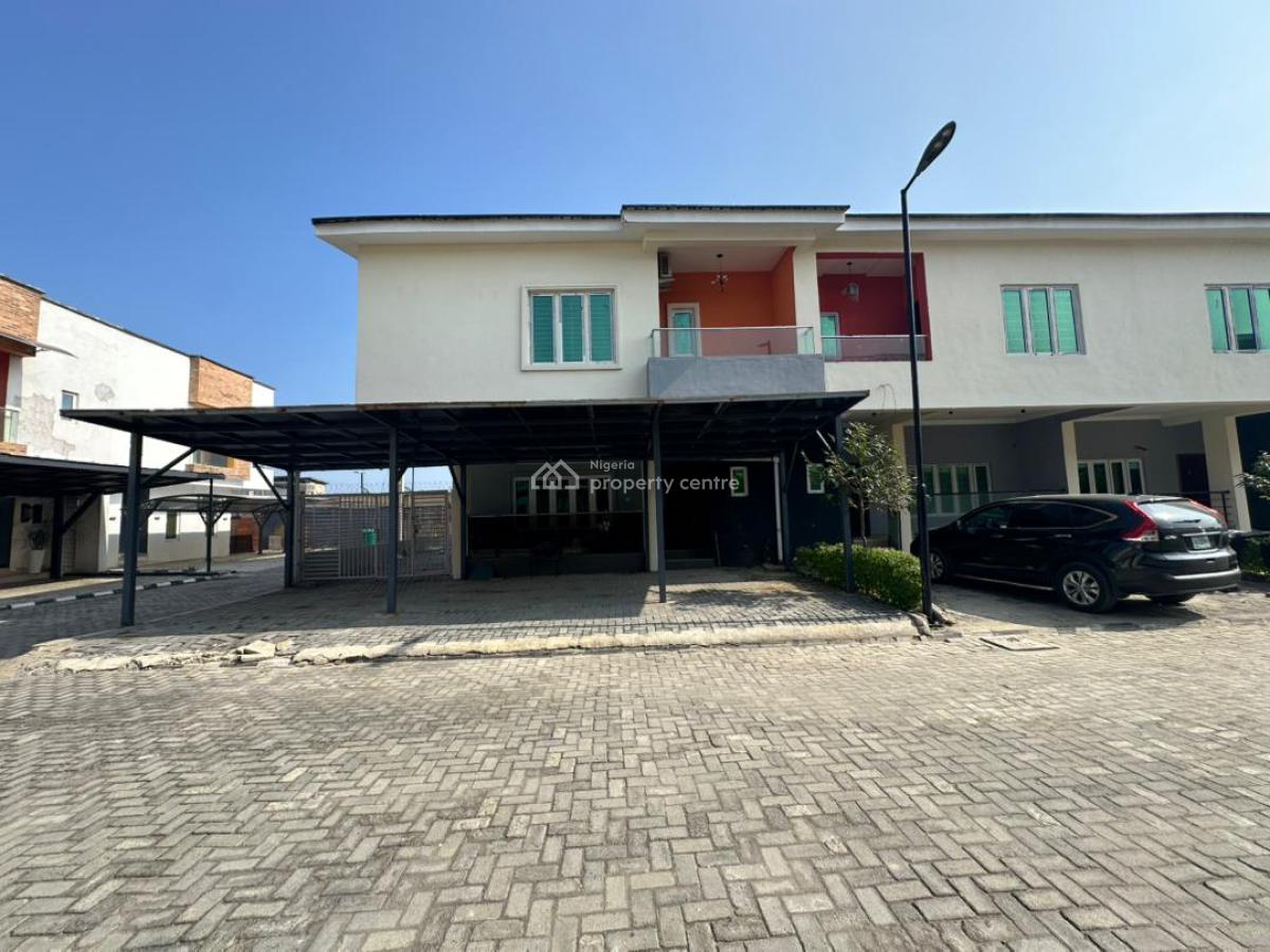 Fully Serviced 4 Bedroom Terrace Duplex Corner Piece, Ikate, Lekki, Lagos, Terraced Duplex for Rent