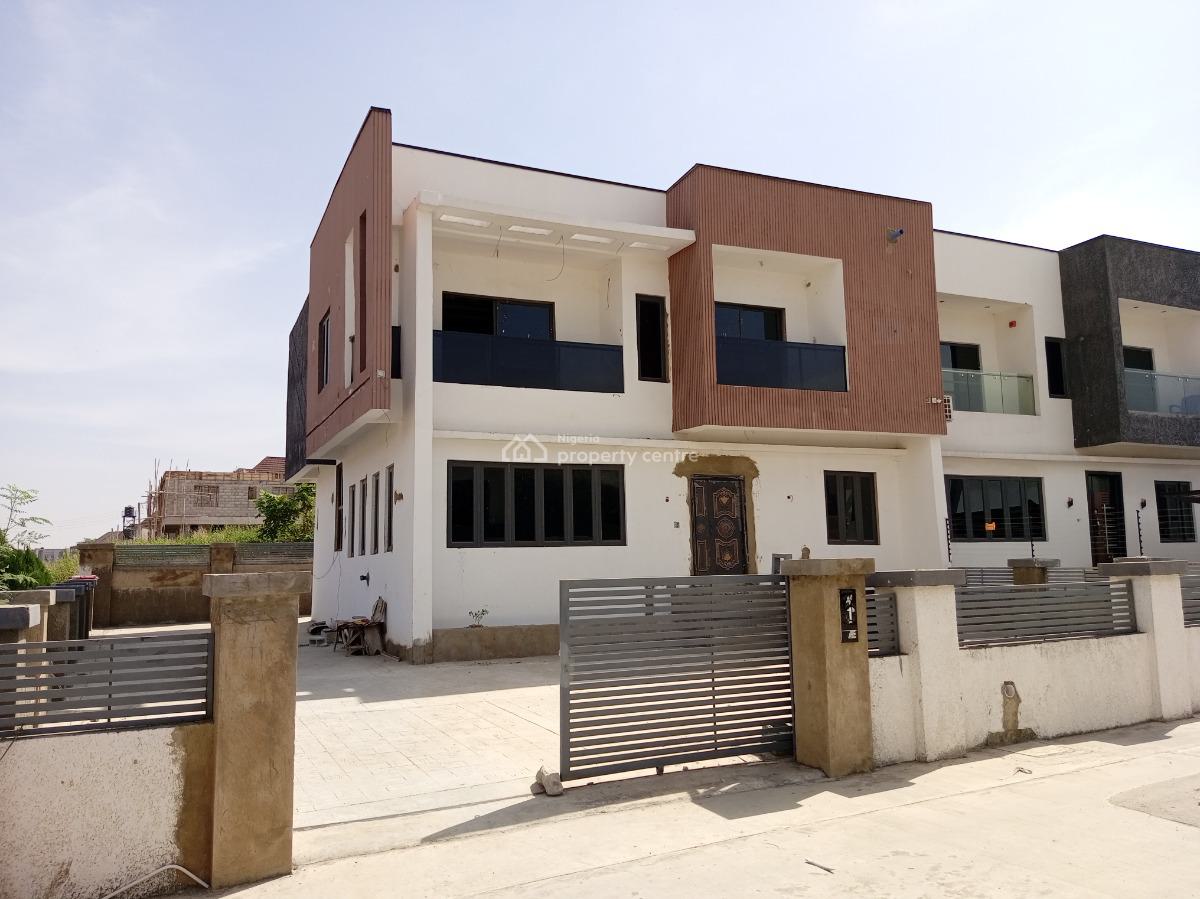 Conner Piece Pre Finished 4 Bedroom Terrace Duplex with Attached Bq, River Park Estate, Lugbe District, Abuja, Terraced Duplex for Sale