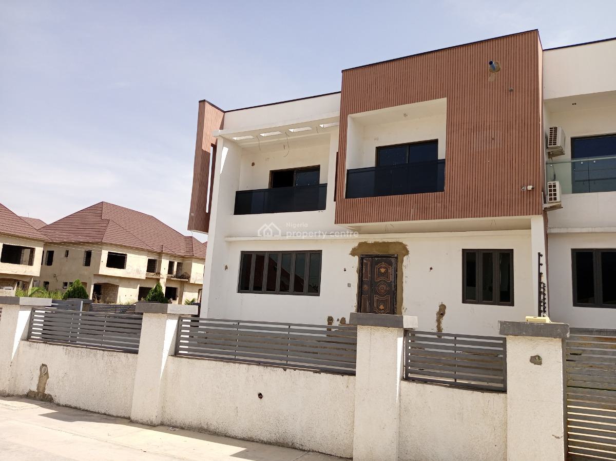 Conner Piece Pre Finished 4 Bedroom Terrace Duplex with Attached Bq, River Park Estate, Lugbe District, Abuja, Terraced Duplex for Sale