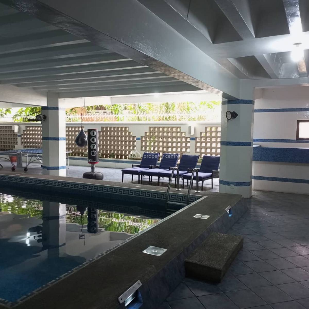 2 Bedroom Flat (ensuite) with Bq, Gym, Pool, 24 Hours Power, Acs, Off Awolowo Road, South West, Ikoyi, Lagos, Flat / Apartment for Rent