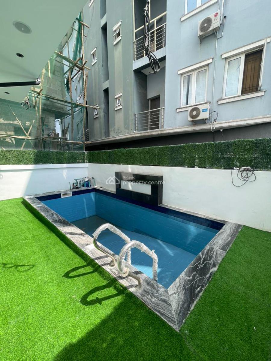 Gorgeous 5 Bedroom Duplex with a Bq, Pool in a Serene Environment, Chevron, Lekki, Lagos, House for Sale