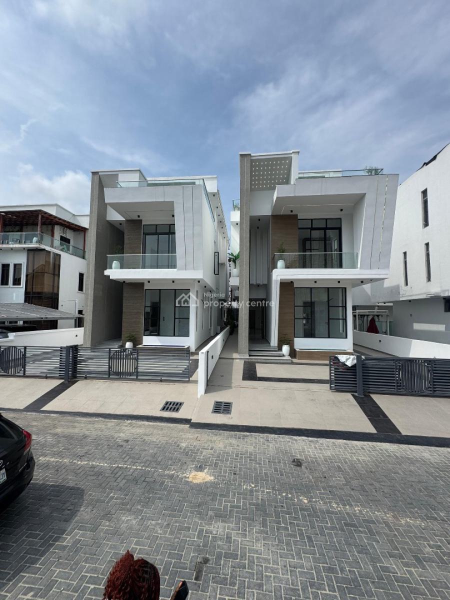 Gorgeous 5 Bedroom Duplex with a Bq and a Pool, Osapa, Lekki, Lagos, House for Sale