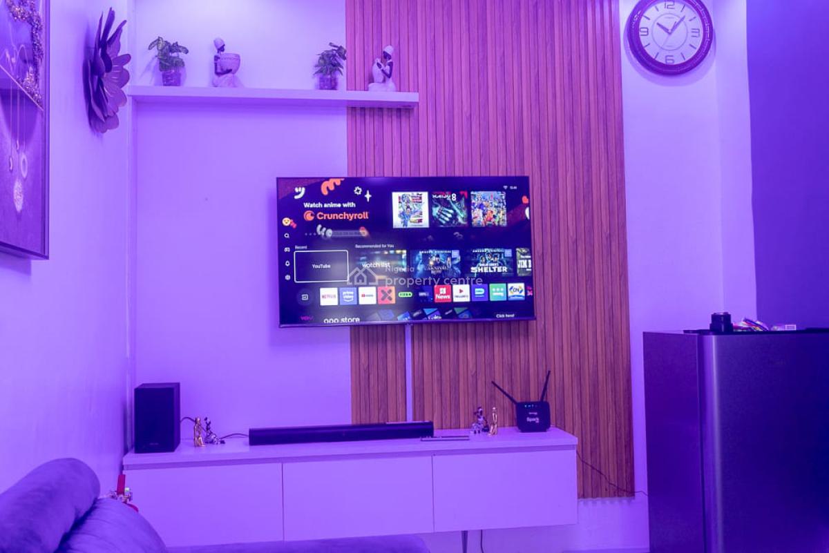 Well-furnished 1 Bedroom Apartment, Off Adeniran Ogunsanya, Surulere, Lagos, Mini Flat (room and Parlour) Short Let