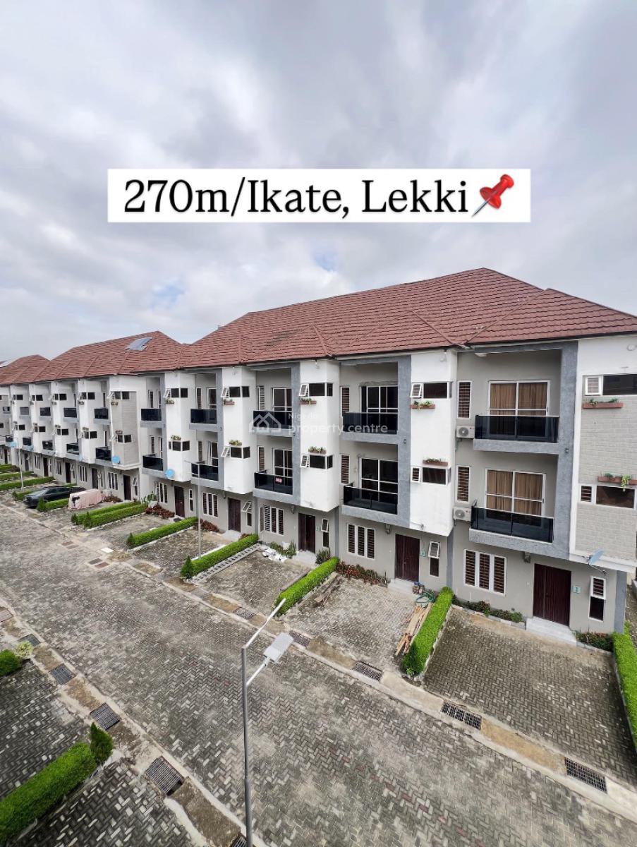 Stunning 4 Bedroom Duplex, Ikate, Lekki, Lagos, Terraced Duplex for Sale