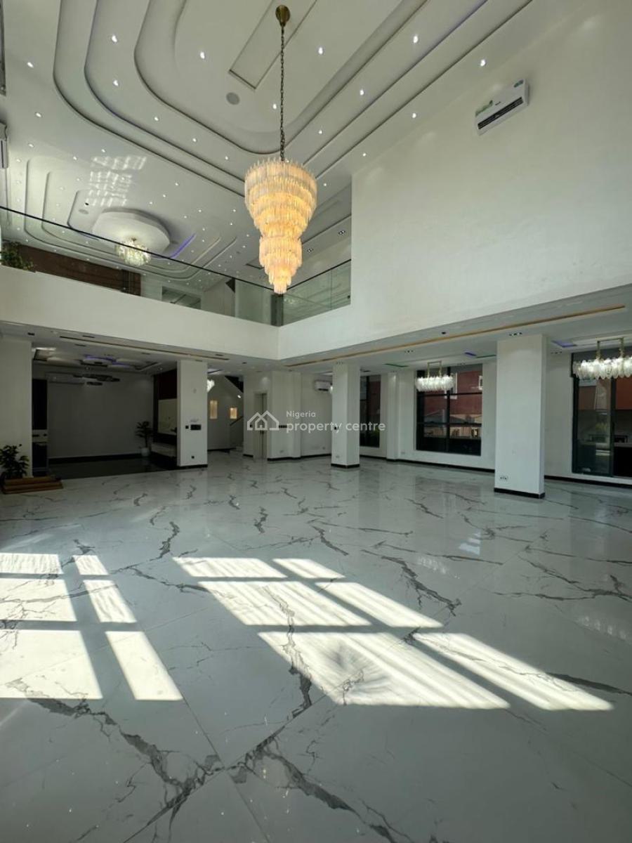 Well Fitted 6 Bedroom Contemporary Design Mansion with 1 En-suite Bq, Gated Estate in Ikate Lekki, Ikate, Lekki, Lagos, Detached Duplex for Sale