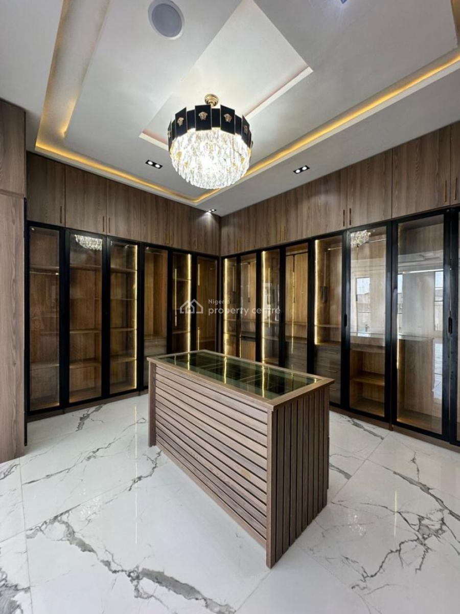 Well Fitted 6 Bedroom Contemporary Design Mansion with 1 En-suite Bq, Gated Estate in Ikate Lekki, Ikate, Lekki, Lagos, Detached Duplex for Sale