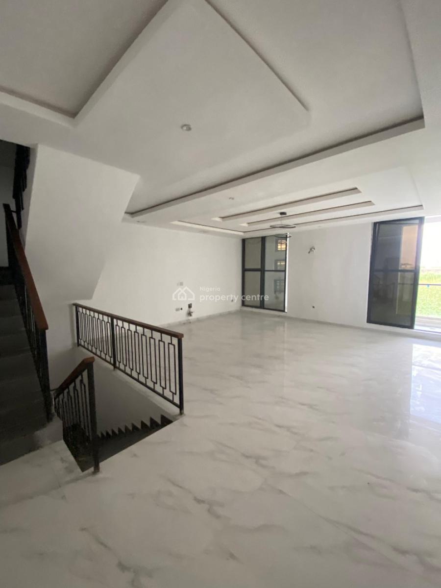 Well Fitted 4 Bedroom Contemporary Design Triplex with 1 En-suite Bq, Gated Estate in Chevron, Lekki, Lagos, Detached Duplex for Sale