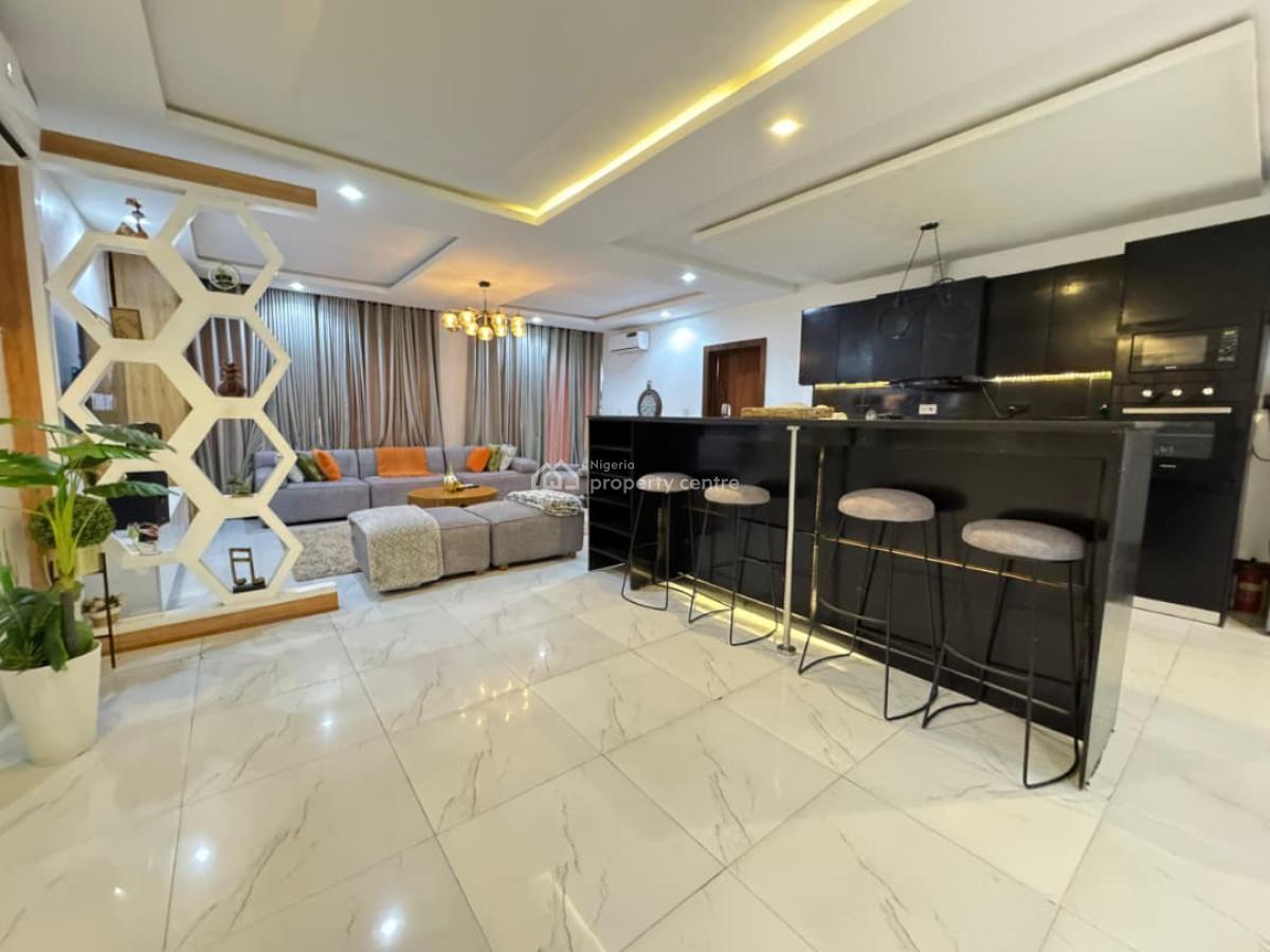 *(gray Escape )* Spacious 2 Bedroom Apartment with Ps5 and City View., Lekki, Lekki Phase 2, Lekki, Lagos, Detached Duplex Short Let