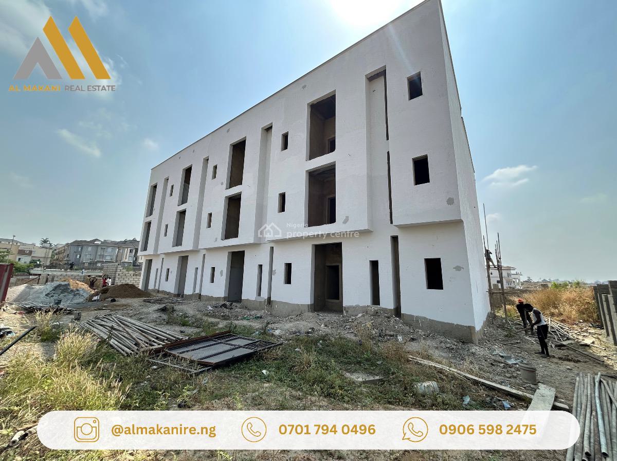 Semi Finished 4 Bedroom Terrace with Maids Room, Guzape District, Abuja, Terraced Duplex for Sale