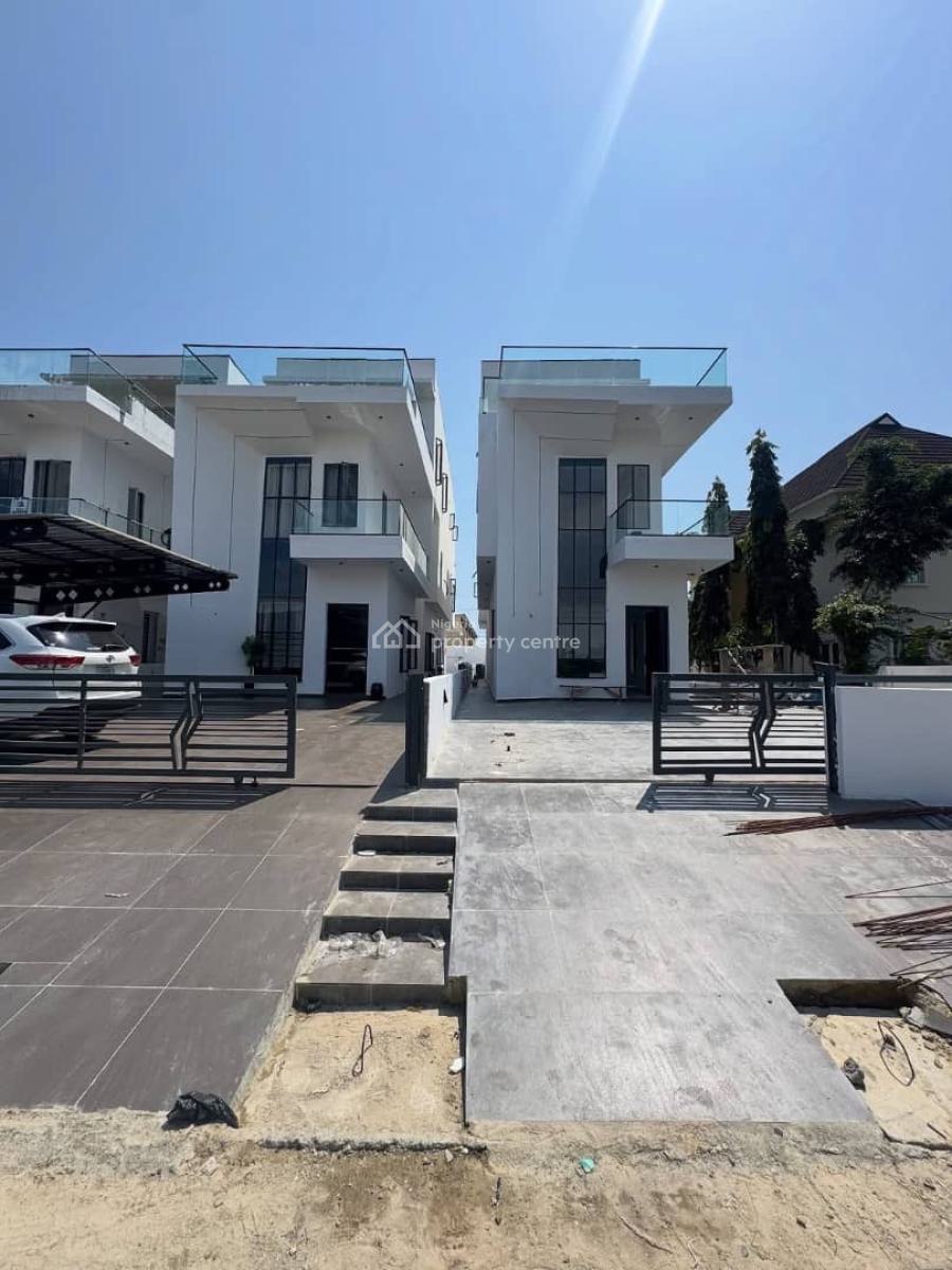 Magnificent 5 Bedroom Detached Duplex with Cinema, Bq & Pool, Orchid Road, Lekki, Lagos, Detached Duplex for Sale