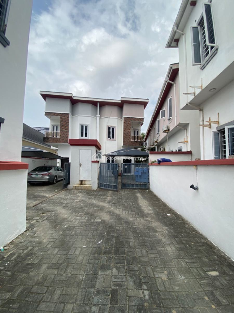Lovely 4 Bedrooms Semi Detached Duplex with Bq /serviced Estate, Orchid Road Lekki, Lekki Phase 2, Lekki, Lagos, Semi-detached Duplex for Rent