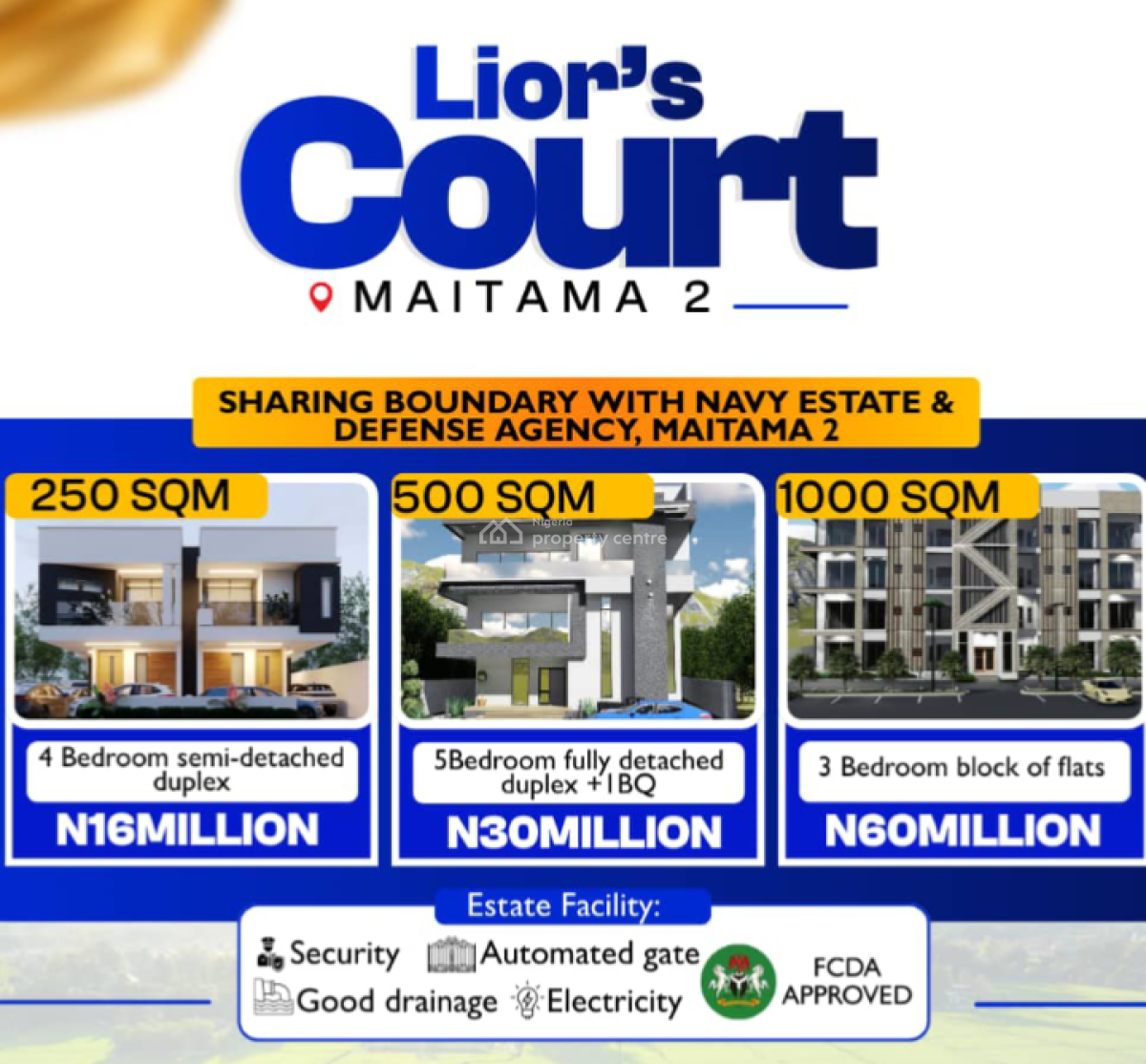 250sqm Estate Plot, Liors Court, Maitama 2, Maitama District, Abuja, Residential Land for Sale