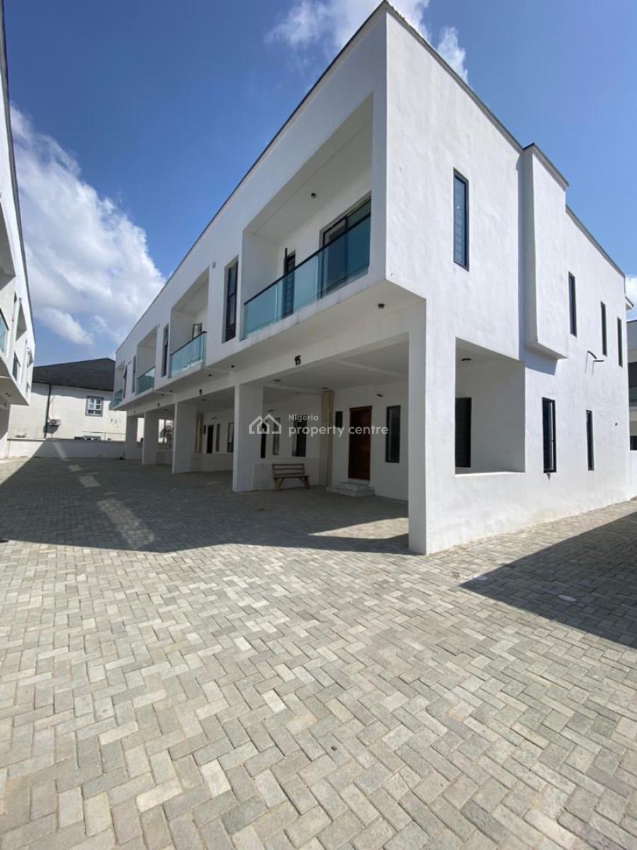 Lovely 4 Bedroom Terrace Duplex, Chevron Toll Gate, Lekki, Lagos, Terraced Duplex for Sale
