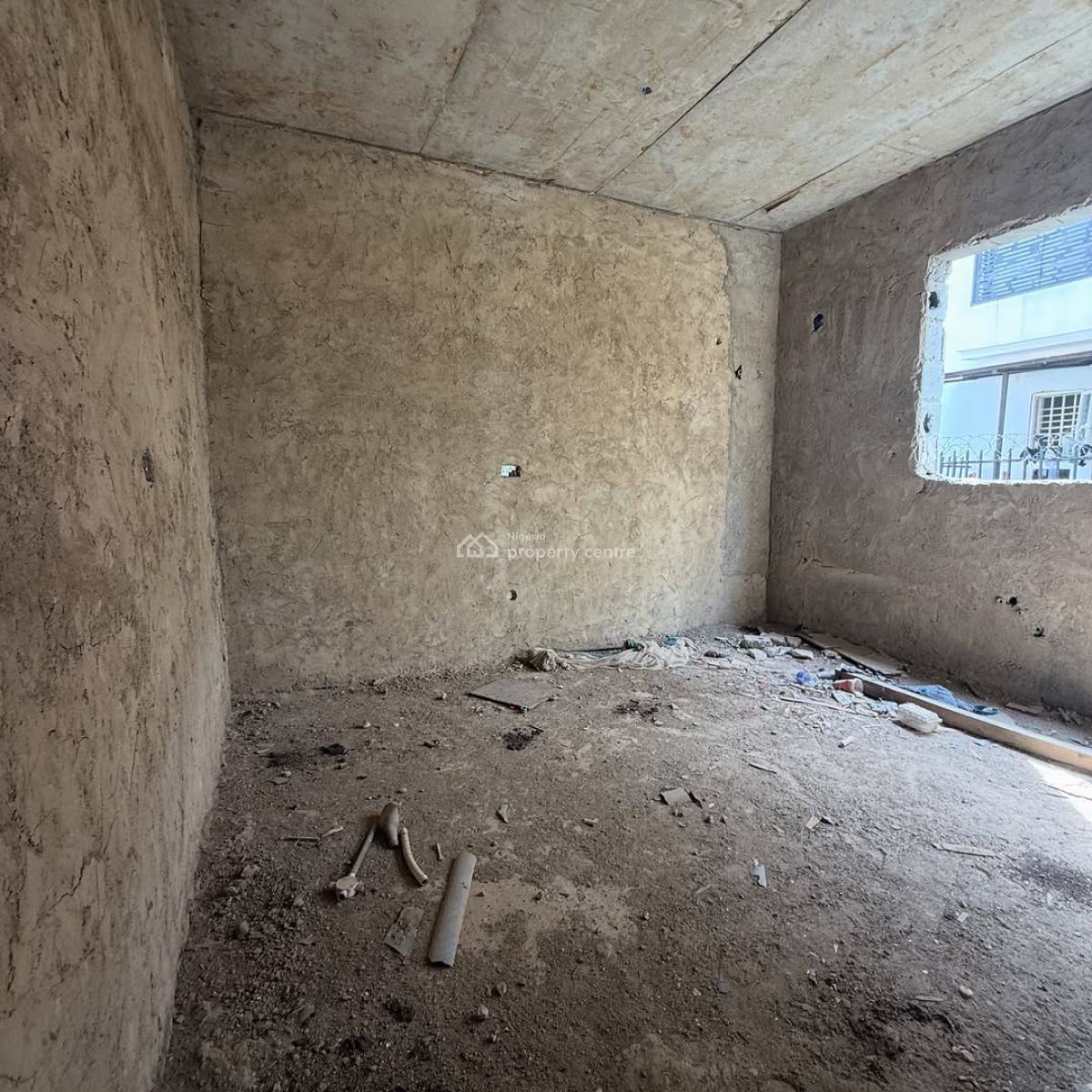 a Solidly Built Carcass 4-bedroom Terraced Duplex, Gwarinpa, Abuja, Terraced Duplex for Sale