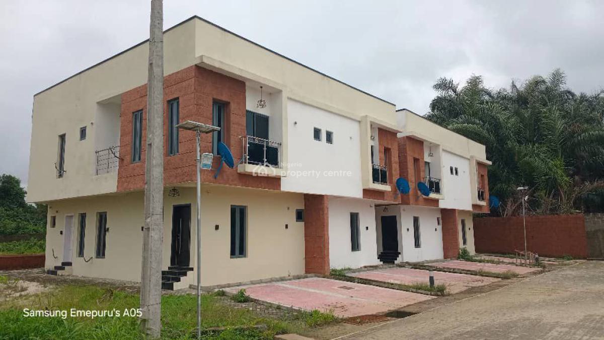 Brand New 3 Bedroom Semi Detached Duplex with Bq in a Secured Estate, Pearl Nuga Park Estate, Sangotedo, Ajah, Lagos, Semi-detached Duplex for Sale