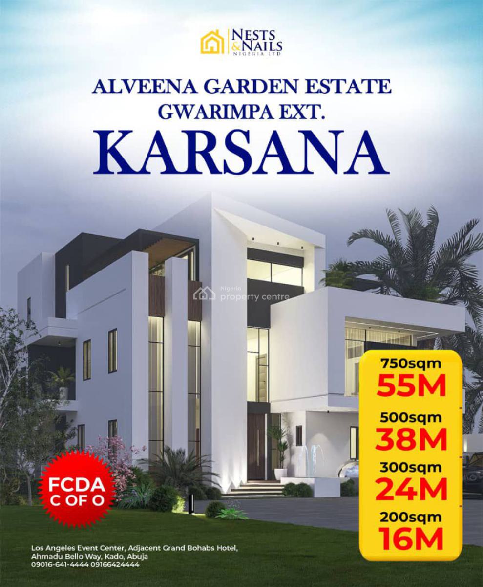 Alveena Garden Estate Land, Gwarimpa Extension, Karsana, Abuja, Residential Land for Sale