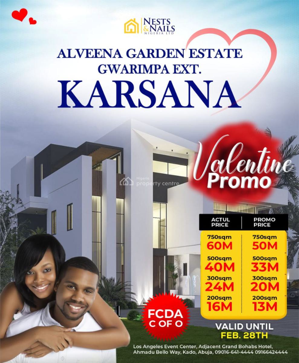 Land, Alveena Garden Estate, Gwarimpa Extension, Karsana, Abuja, Residential Land for Sale
