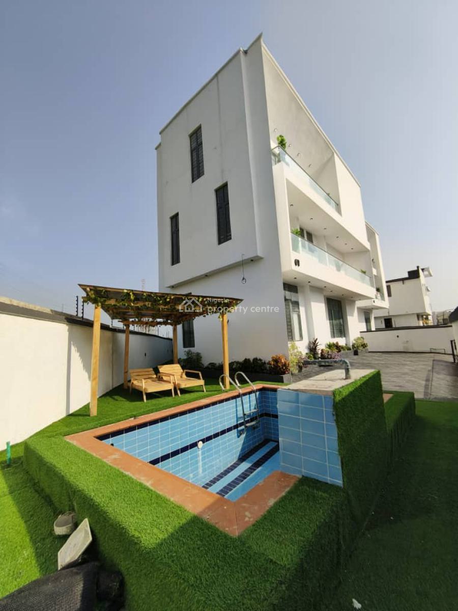 Luxurious Well Built 5 Bedroom Fully Detached Duplex with Bq, Chevron, Lekki, Lagos, Detached Duplex for Sale