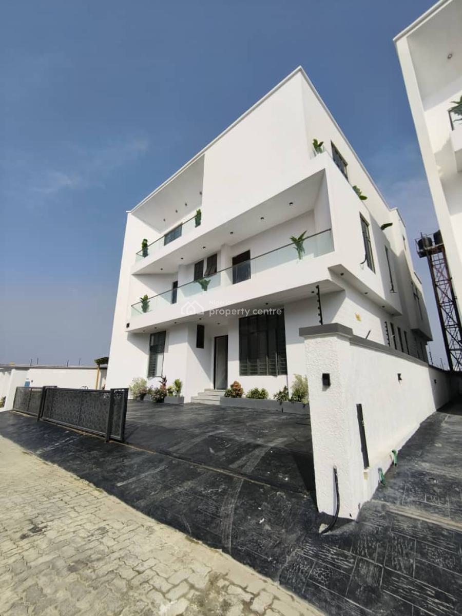Luxurious Well Built 5 Bedroom Fully Detached Duplex with Bq, Chevron, Lekki, Lagos, Detached Duplex for Sale