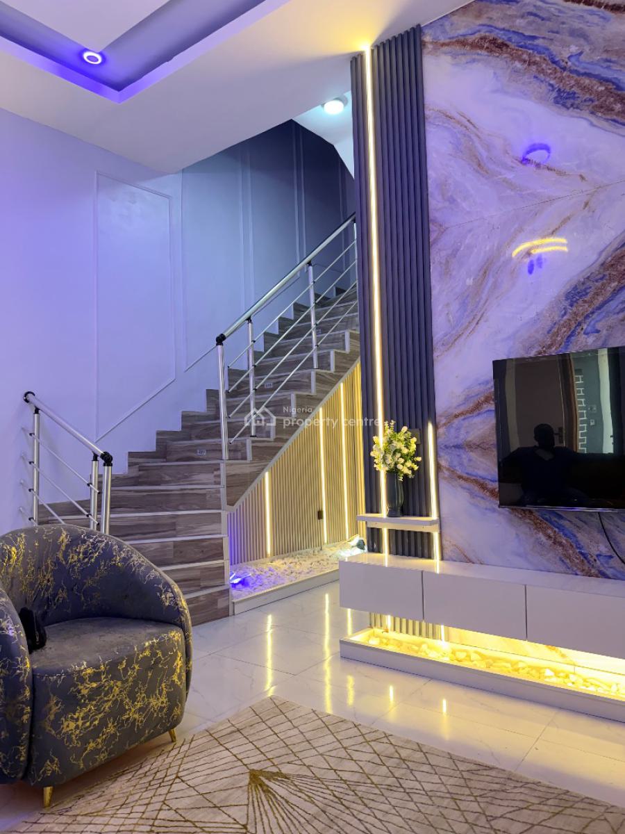 New Built 4 Bedroom Apartment, Chevron Drive, Lekki, Lagos, Semi-detached Duplex Short Let