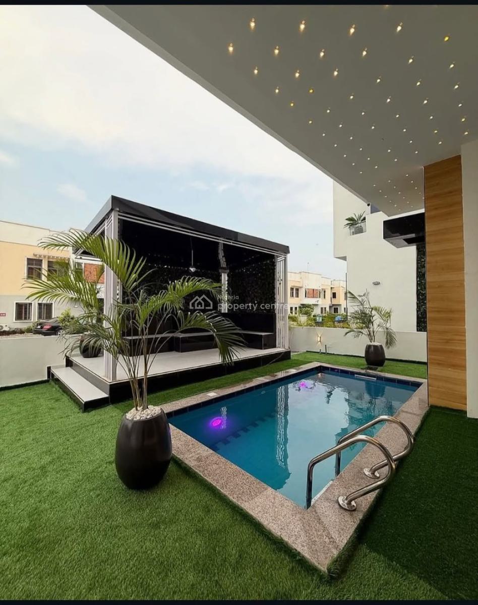 5 Bedroom Duplex with Swimming Pool and Cinema Fully Automated, 2nd Toll Gate, Lekki, Lagos, Detached Duplex for Sale
