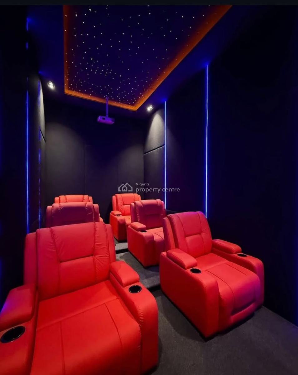 5 Bedroom Duplex with Swimming Pool and Cinema Fully Automated, 2nd Toll Gate, Lekki, Lagos, Detached Duplex for Sale