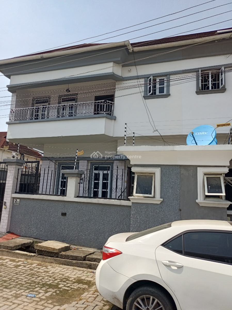 Dm for Video: Luxury Furnished 4 Bedrooms Duplex with Bq, Idado, Lekki, Lagos, Semi-detached Duplex for Rent
