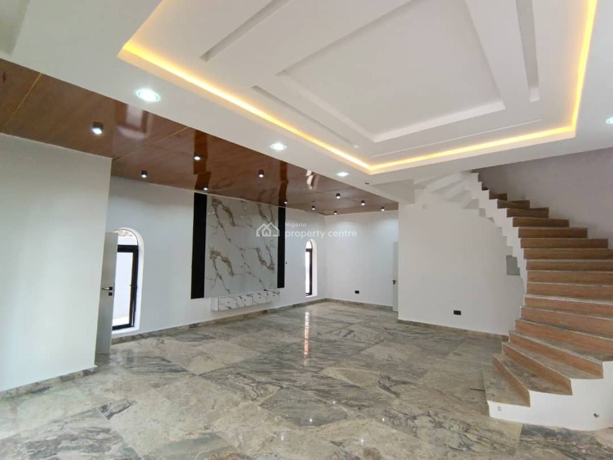 Newly Built 5 Bedroom Semi-detached Duplex with Bq, Naf Valley Estate, Asokoro District, Abuja, Semi-detached Duplex for Sale