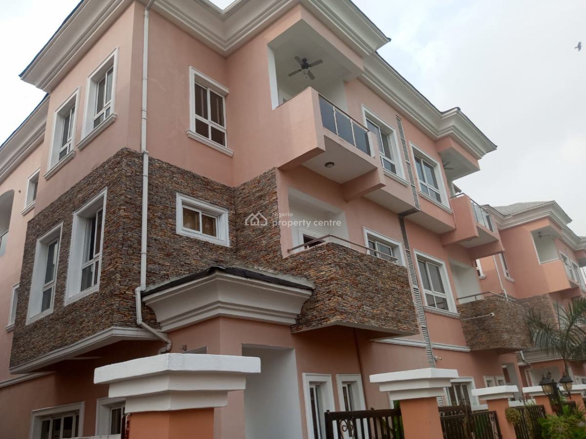 5 Bedroom Semi Detached House with 1 Bq, Osborne, Ikoyi, Lagos, Detached Duplex for Rent
