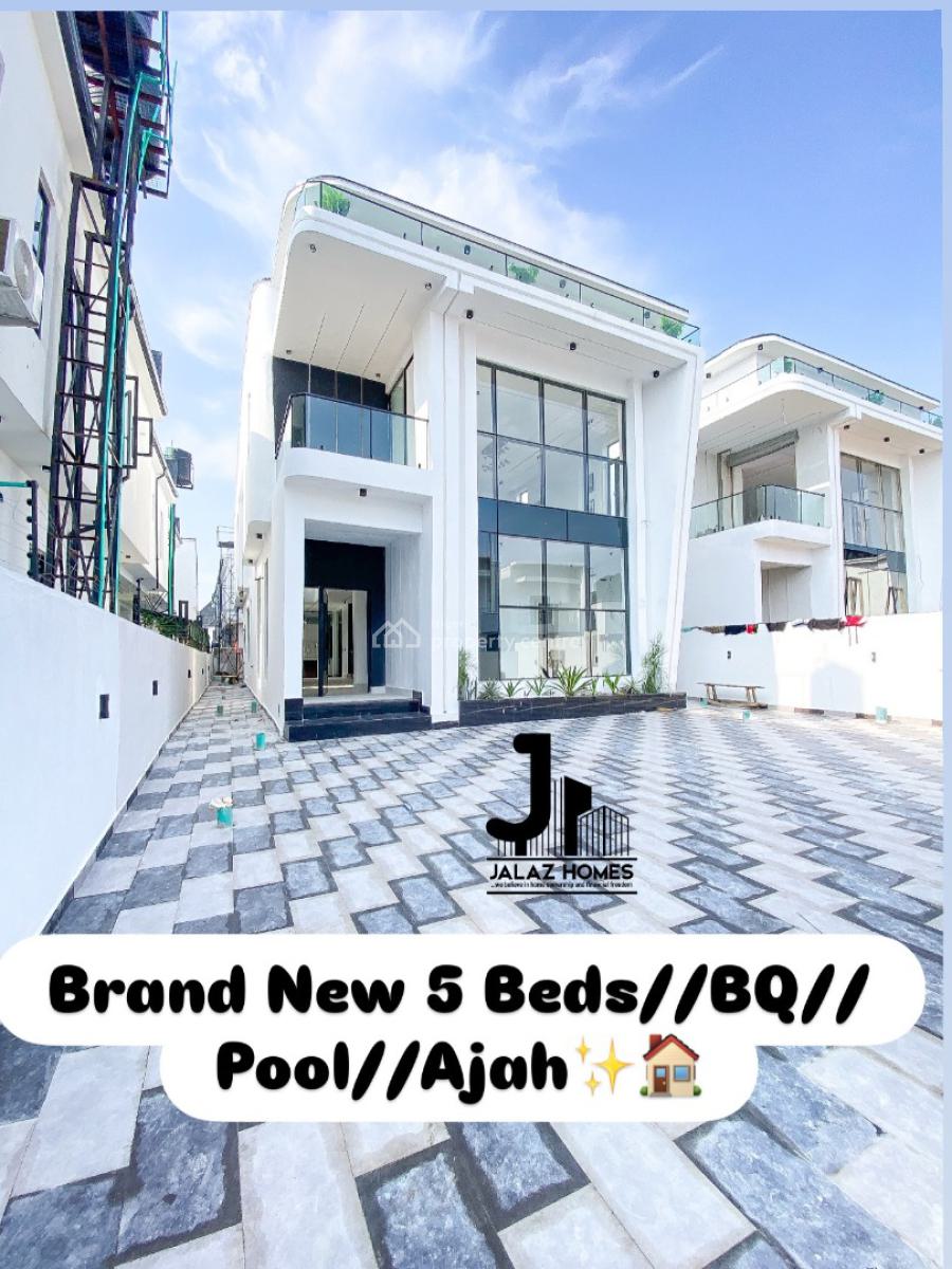 Contemporary 5 Bedroom Detached Duplex, Ajah, Lagos, House for Sale