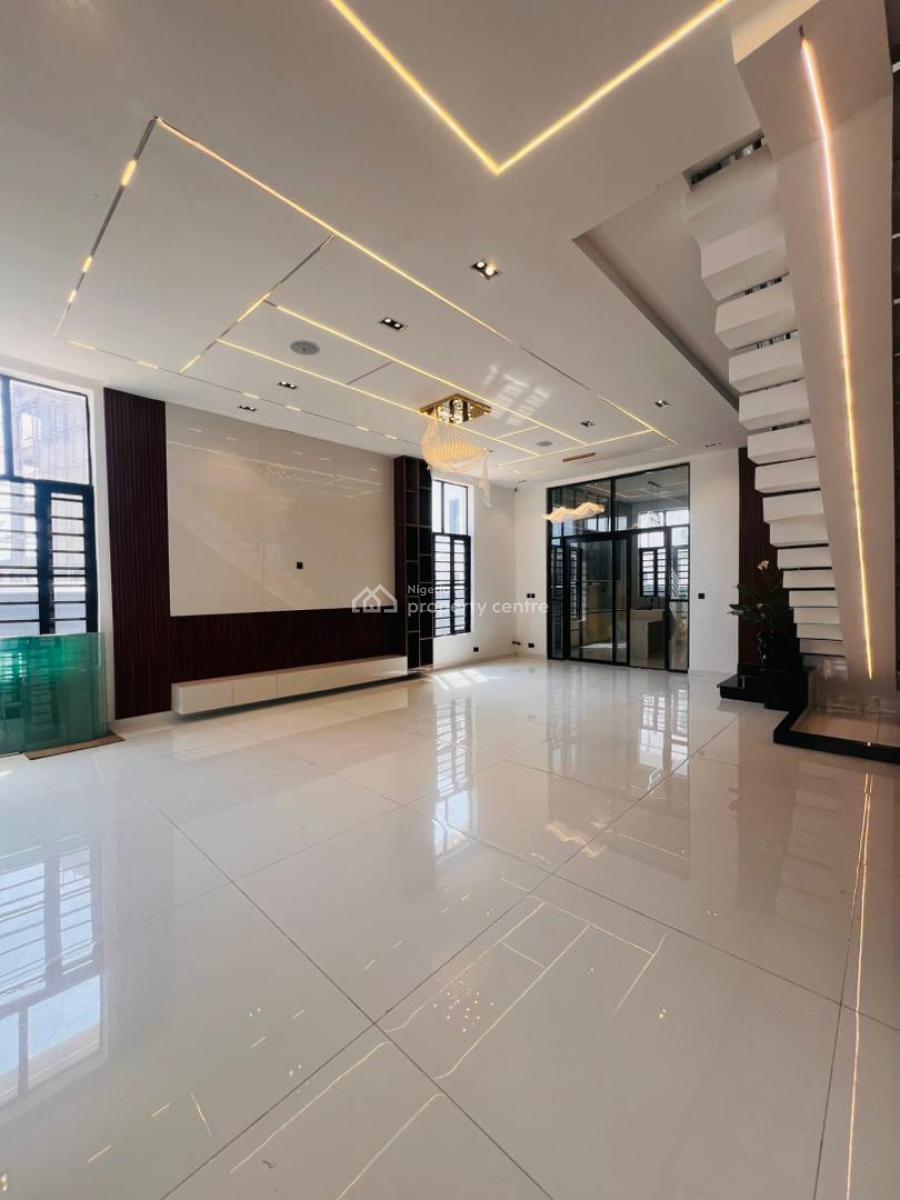 Luxuriously Built 5 Bedroom Detached Duplex Plus Bq & a Study Room, Chevron, Lekki, Lagos, Detached Duplex for Sale
