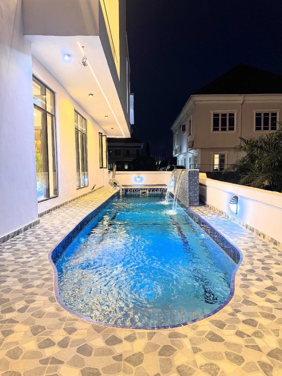 Newly Built 5 Bedroom Detached Duplex with Swimming Pool and Bq, Ikota, Lekki, Lagos, Semi-detached Bungalow for Sale
