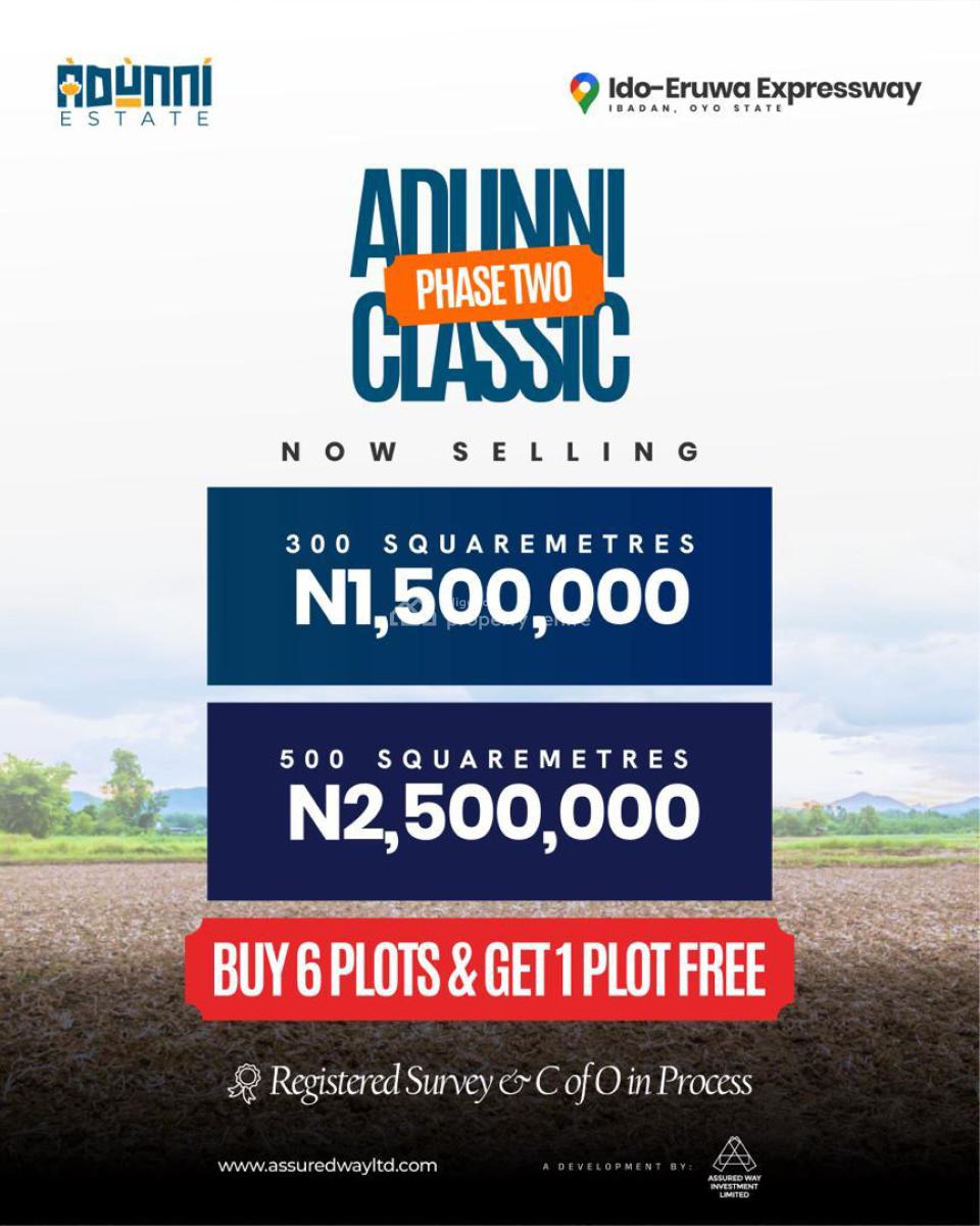 Adunni 2 Land, Ido, Ibadan, Oyo, Land for Sale