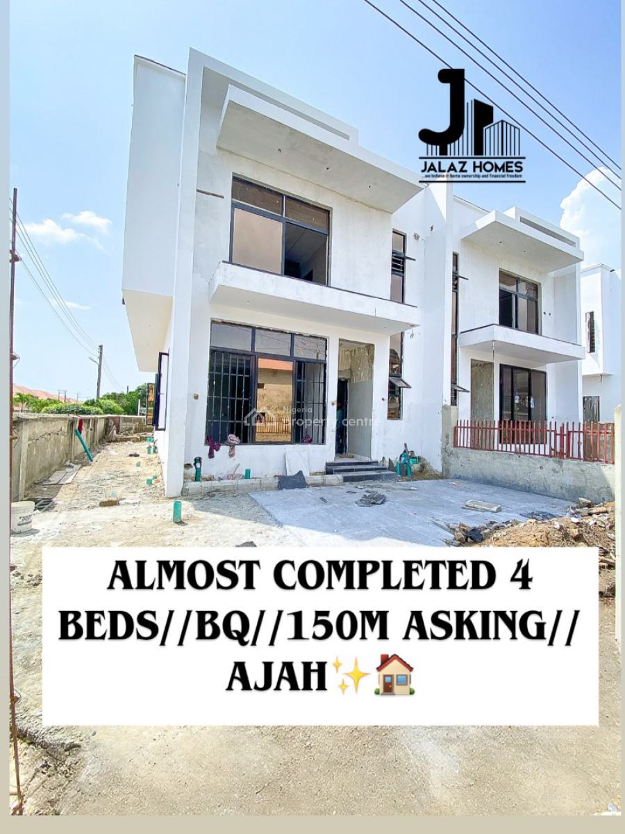 Brand New 4 Bedroom Semi Detached Home, Ajah, Lagos, House for Sale