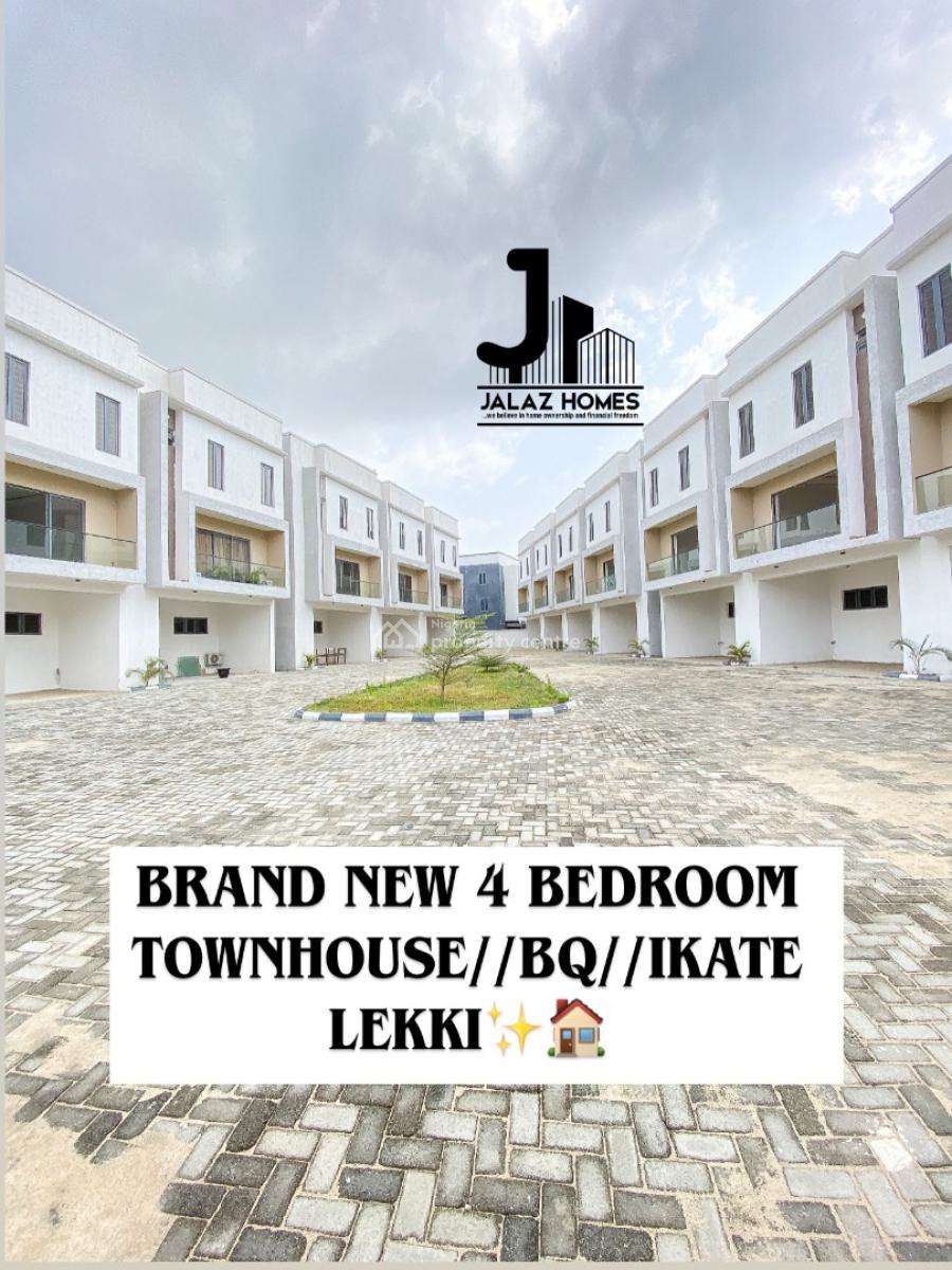 Brand New 4 Bedroom Terraced Duplex Home, Ikate, Lekki, Lagos, Terraced Duplex for Sale