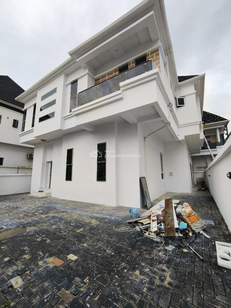 Well Renovated Beautiful 5 Bedroom Detached Plus Bq, Chevron, Lekki, Lagos, Detached Duplex for Rent