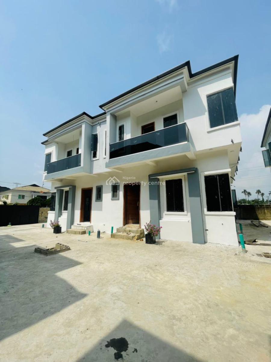 New Luxury  4-bedroom Semi-detached Duplex + Bq, Oral Estate, Lekki, Lagos, Semi-detached Duplex for Rent