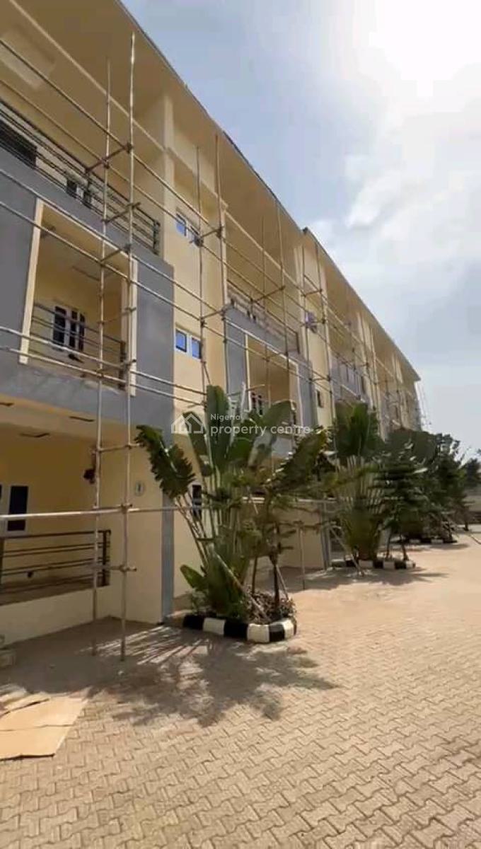 Sharp 4 Bedroom Terrace with Bq, Life Camp, Abuja, Terraced Duplex for Rent
