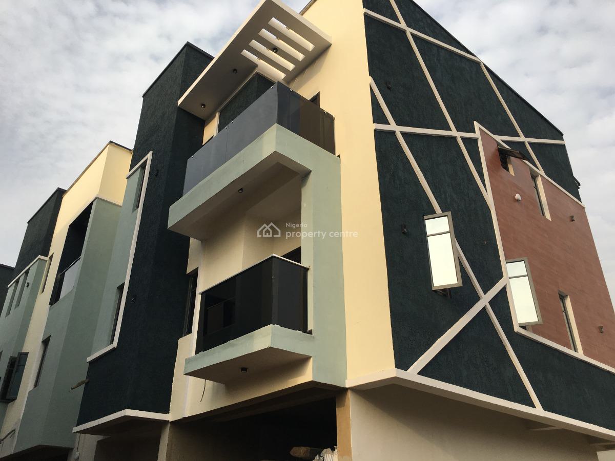 Newly Built 4 Bedrooms Terrace Duplex with a Room Bq, Off Kudirat Abiola Way, Oregun, Ikeja, Lagos, Terraced Duplex for Sale