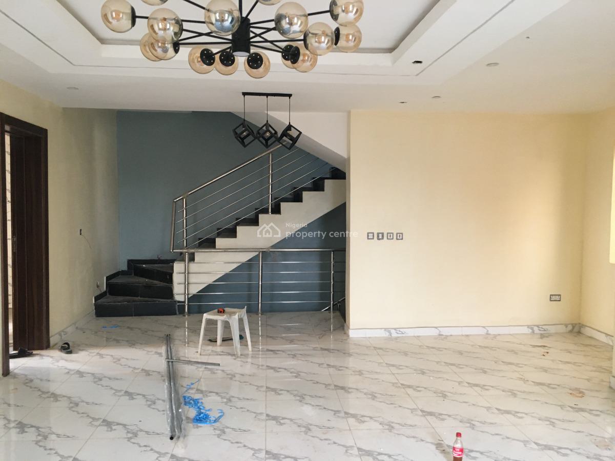 Newly Built 4 Bedrooms Terrace Duplex with a Room Bq, Off Kudirat Abiola Way, Oregun, Ikeja, Lagos, Terraced Duplex for Sale